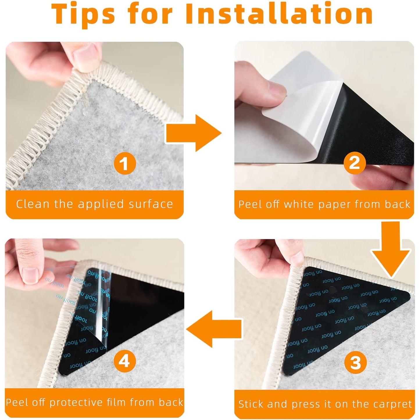 Anti Slip Rug Gripper Self-Adhesive