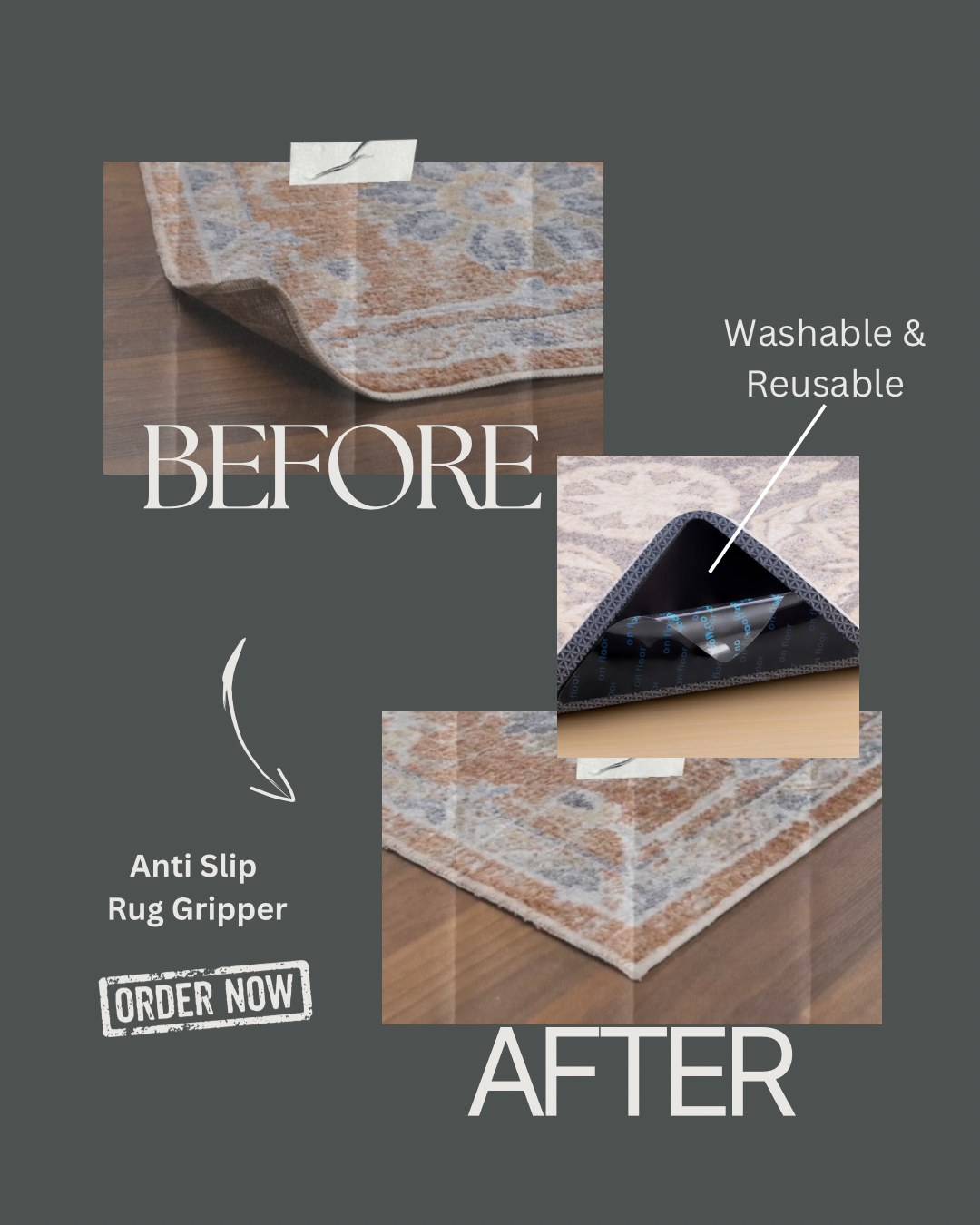 Anti Slip Rug Gripper Self-Adhesive