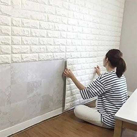3d wallpaper Panel Brick Design Self Adhesive